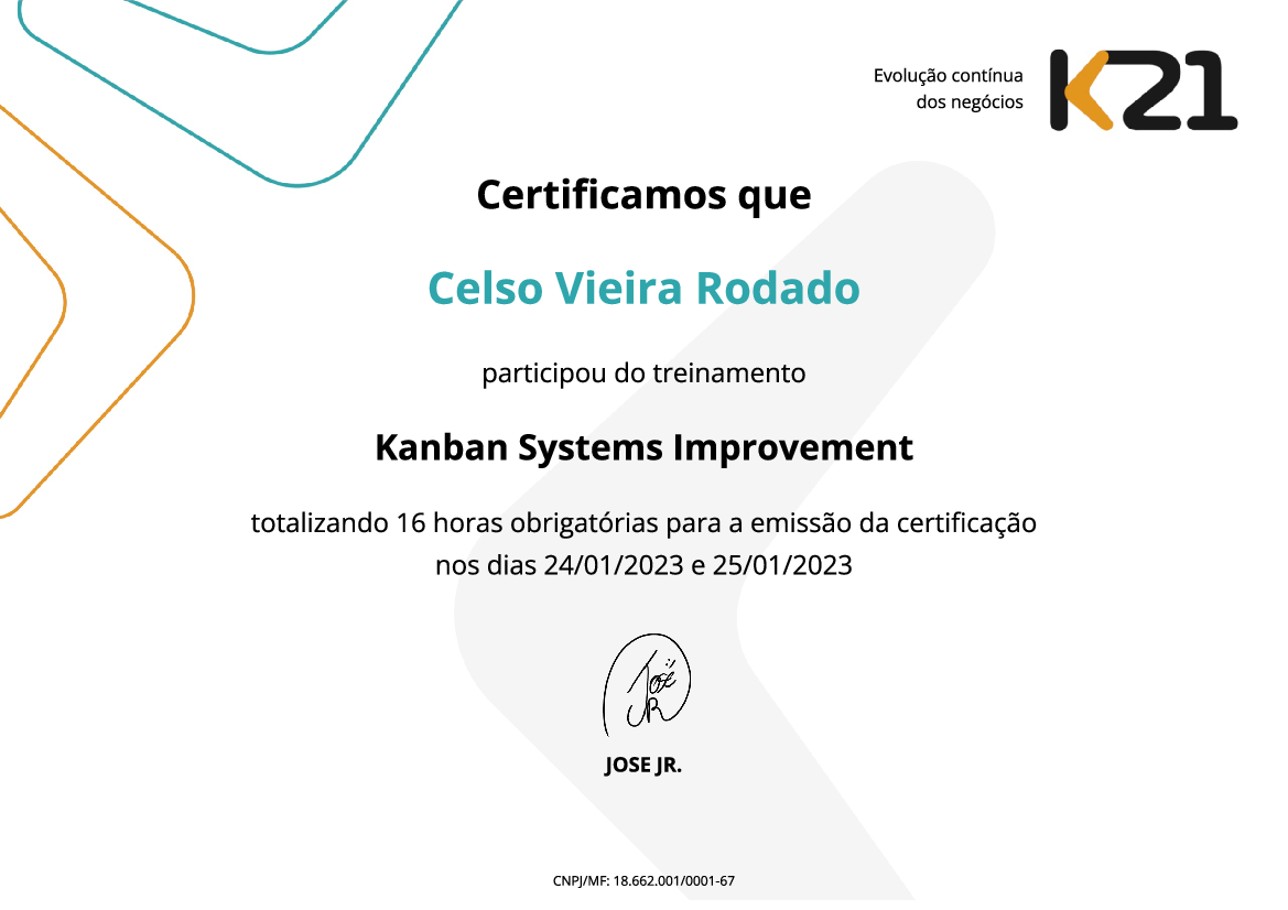 Certificado K21